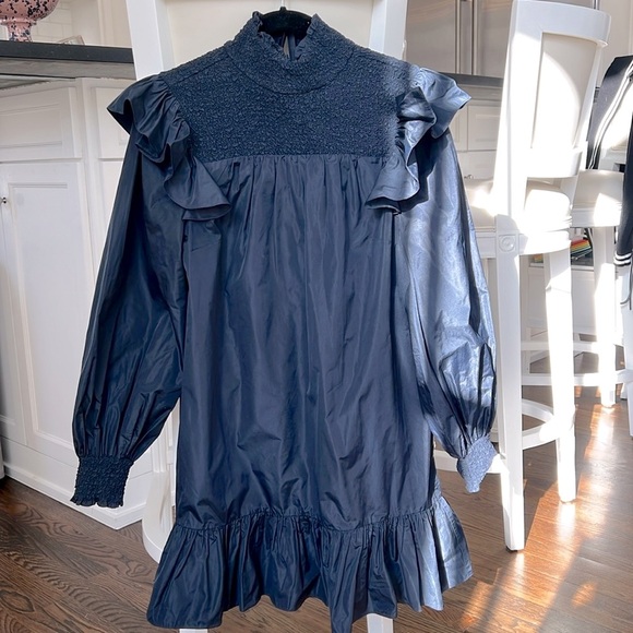 Cinq A Sept Navy Mini Dress - Picture 1 of 7